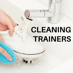 How to wash trainers 